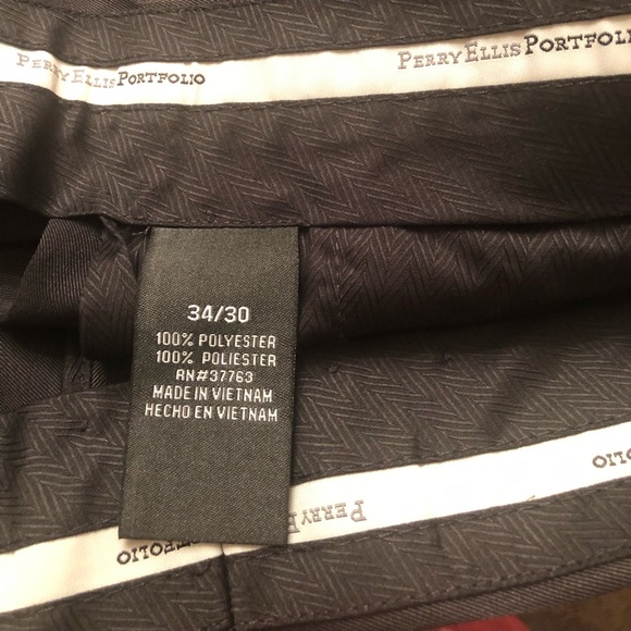 Perry Ellis Portfolio Travel Luxe Dress Pants - Picture 7 of 7
